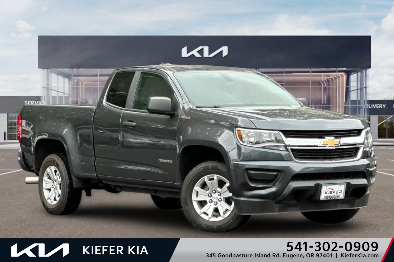 Cyber Gray Metallic 2016 Chevrolet Colorado Pickup Truck 4X2 6-Speed Automatic
