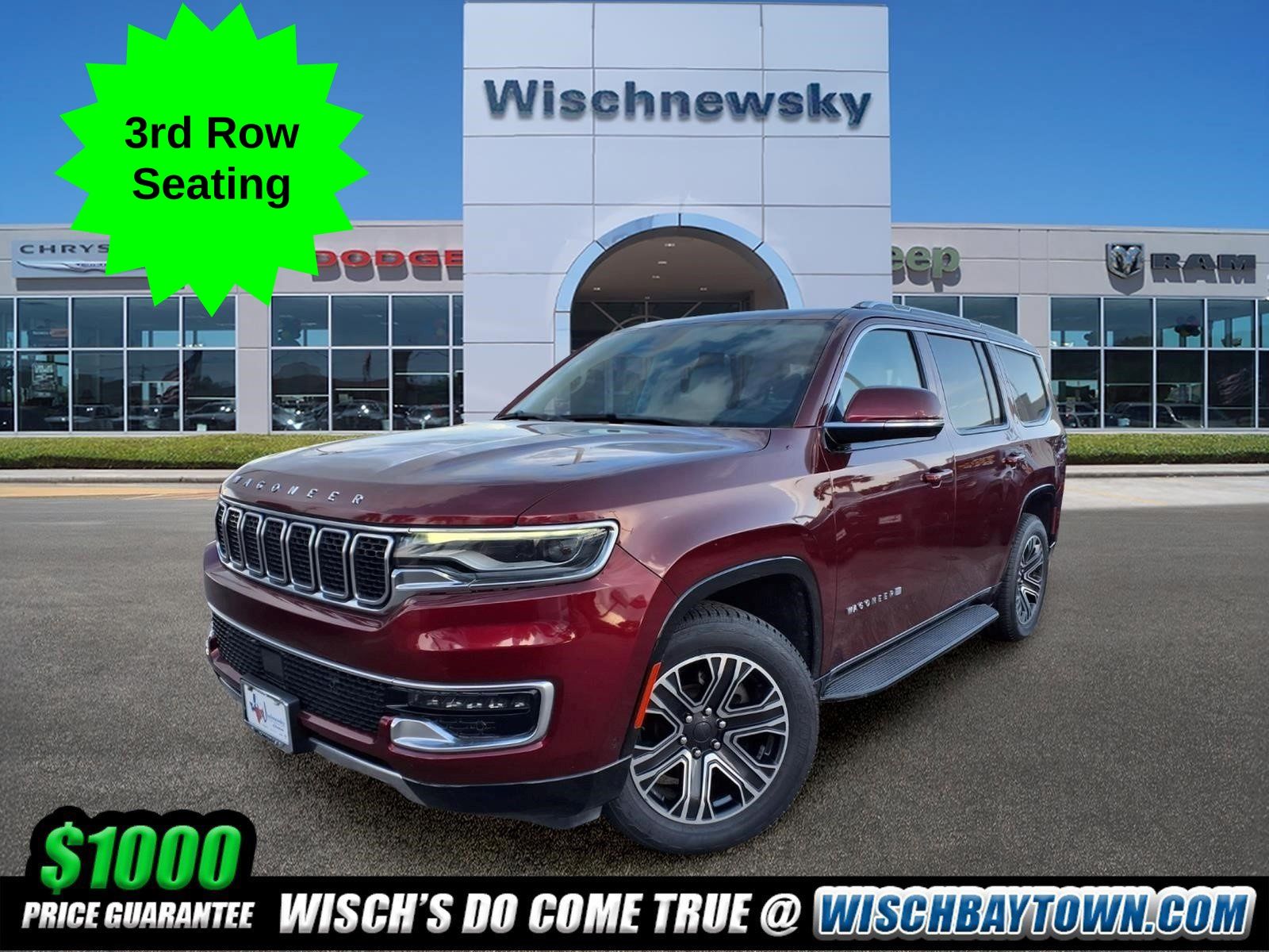 2022 Jeep Wagoneer Series III Red at Bayshore Chrysler Jeep Dodge Ram