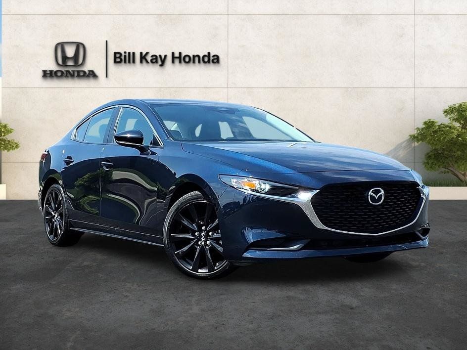 Deep Crystal Blue Mica 2024 Mazda MAZDA3 Sedan Front-Wheel Drive 6-Speed Automatic