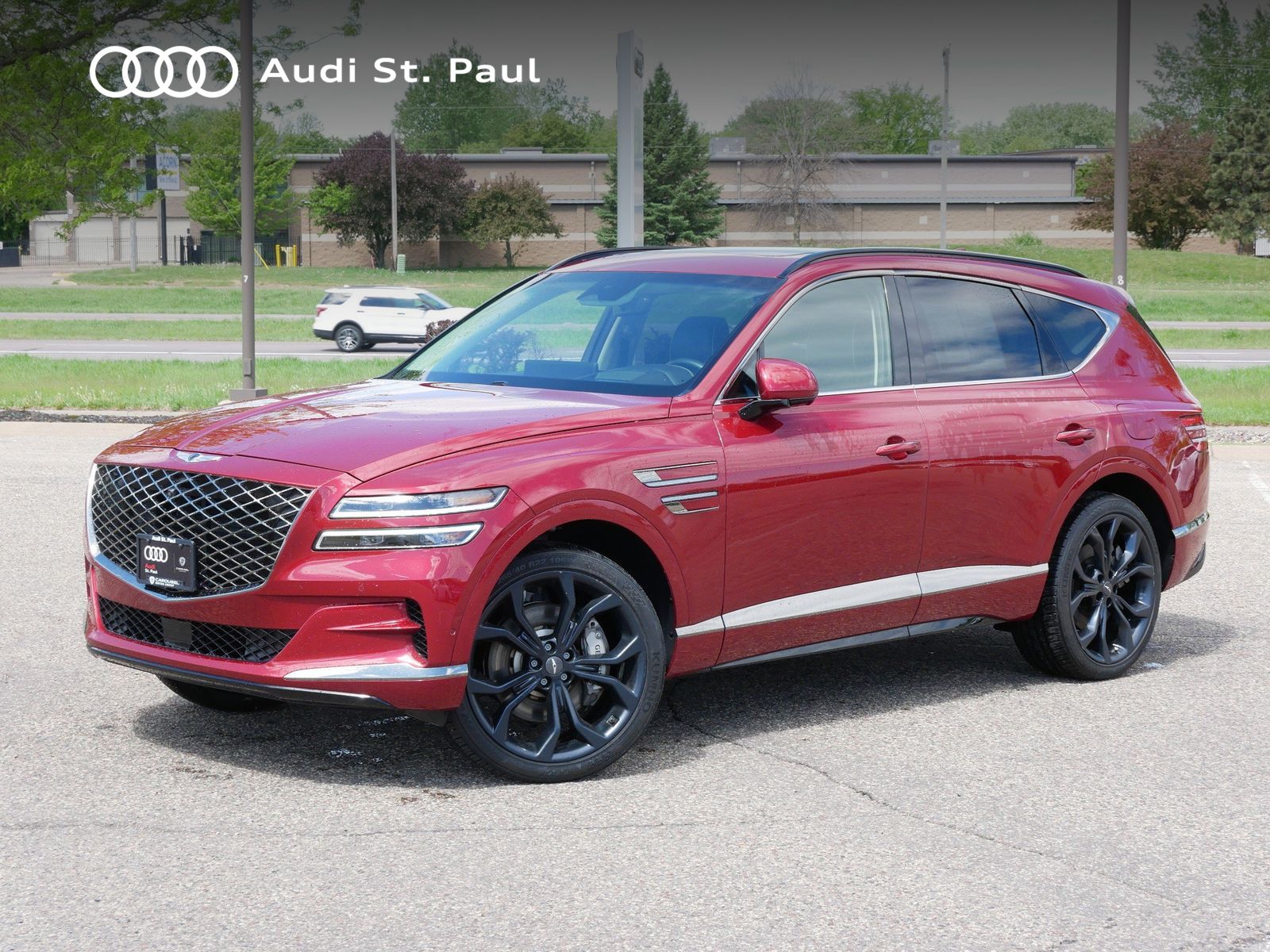 Mauna Red 2024 Genesis GV80 3.5T Prestige Signature AWD SUV / Crossover All-Wheel Drive 8-Speed Automatic