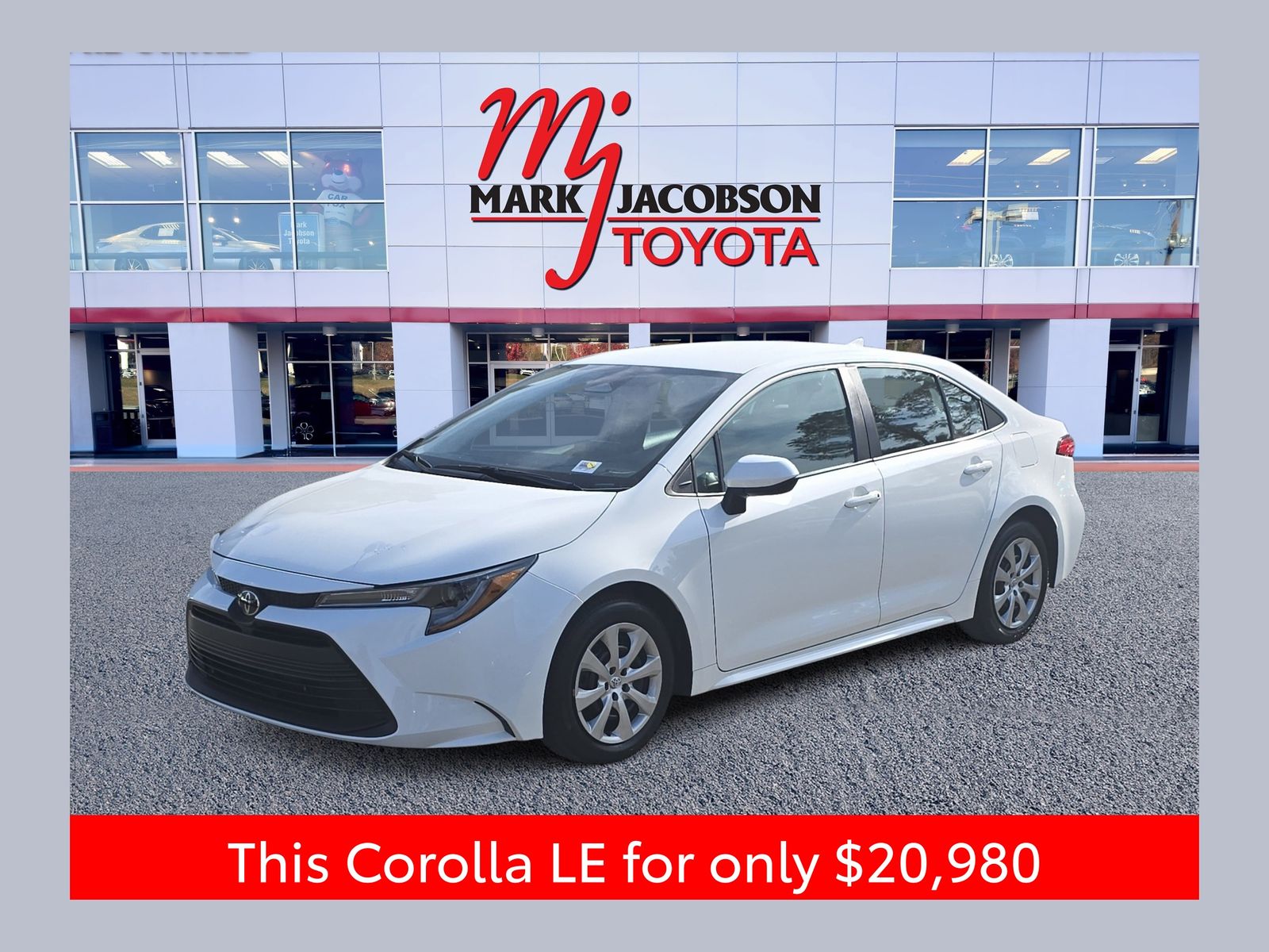 Ice Cap 2025 Toyota Corolla LE FWD Sedan Front-Wheel Drive Continuously Variable Transmission