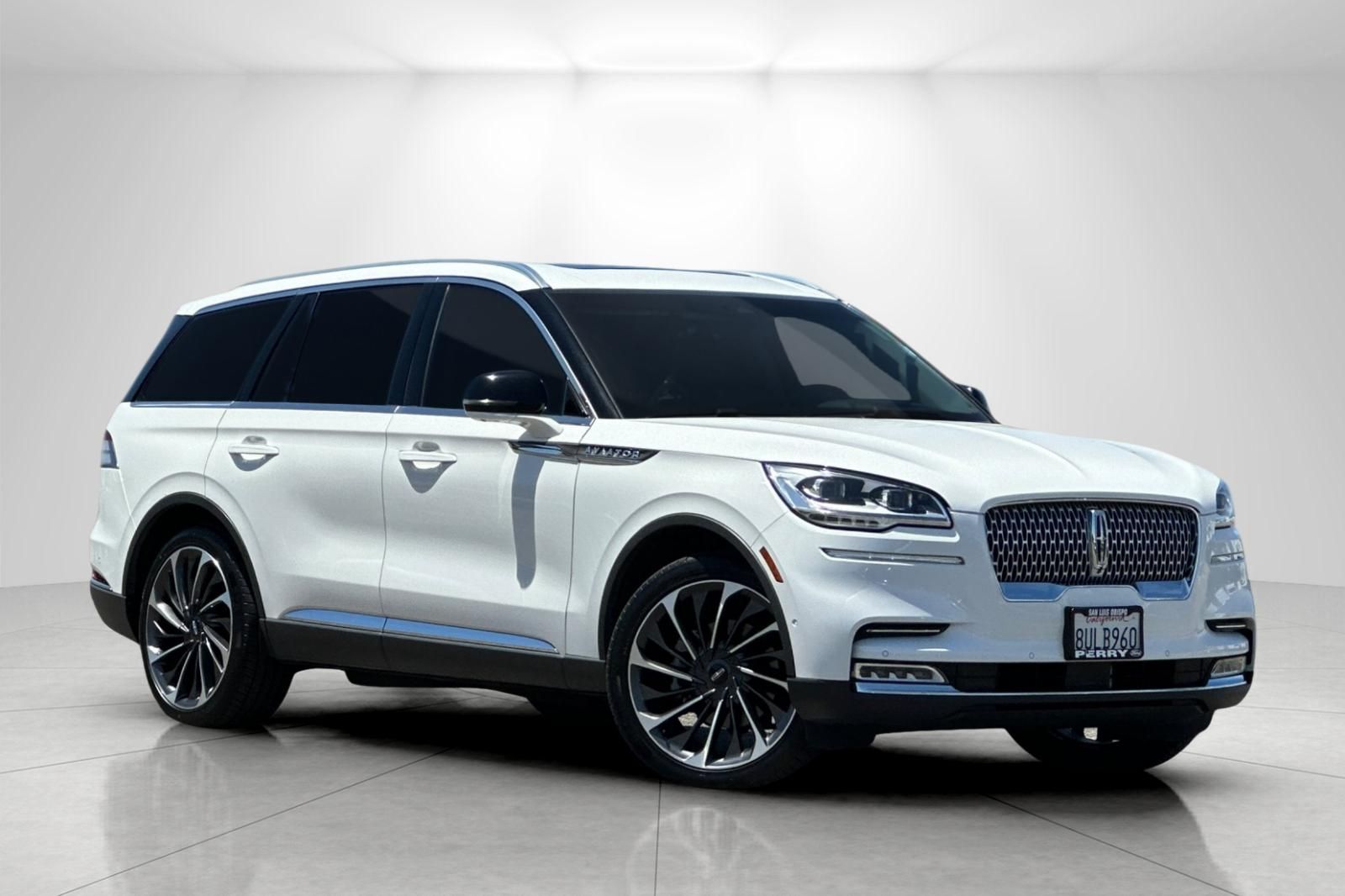 Silver 2021 Lincoln Aviator Reserve AWD SUV / Crossover All-Wheel Drive Automatic