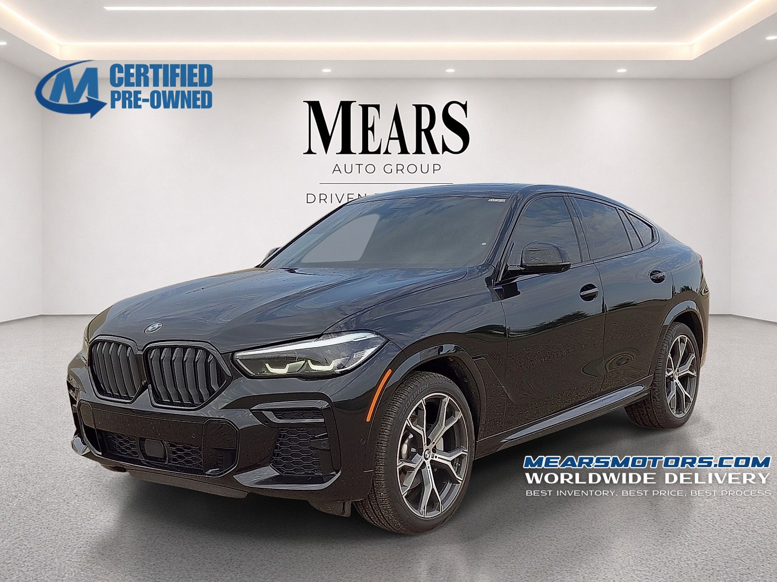 Black Sapphire Metallic 2023 BMW X6 SUV / Crossover All-Wheel Drive 8-Speed Automatic