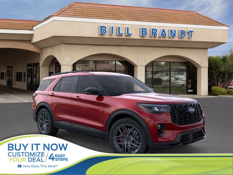 Rapid Red Metallic Tinted Clearcoat 2026 Ford Explorer ST AWD SUV / Crossover All-Wheel Drive Automatic