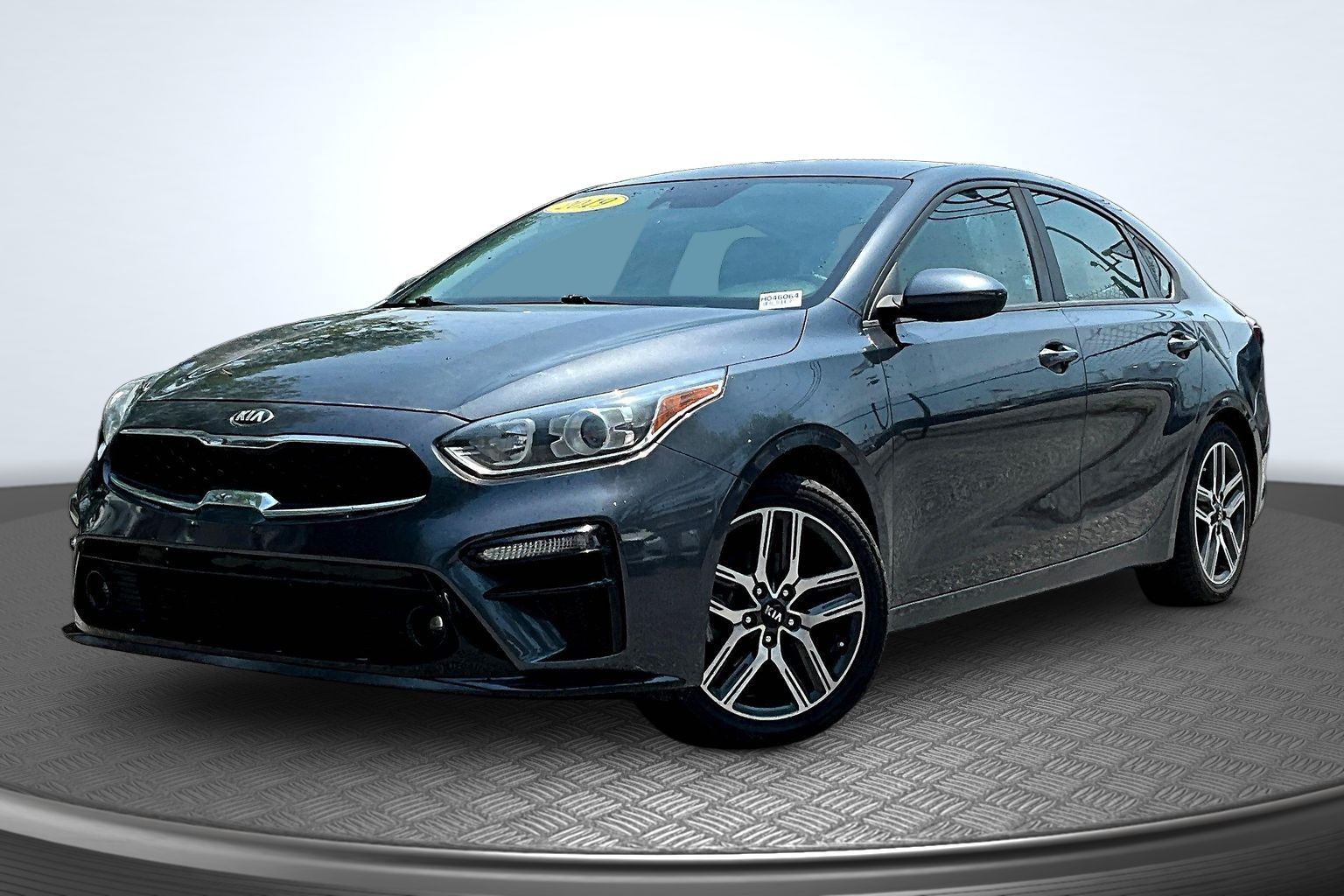 Gravity Gray 2019 Kia Forte Sedan Front-Wheel Drive Continuously Variable Transmission