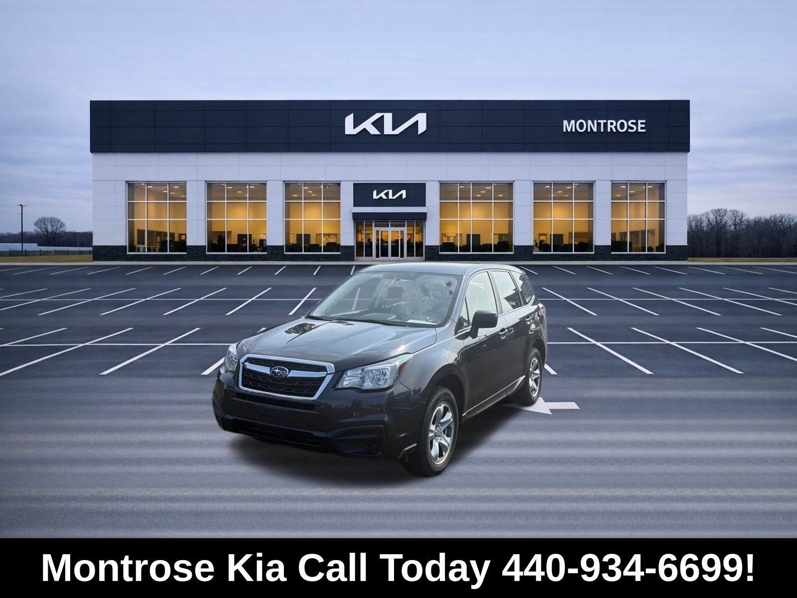 Dark Gray Metallic 2018 Subaru Forester SUV / Crossover All-Wheel Drive 6-Speed Manual