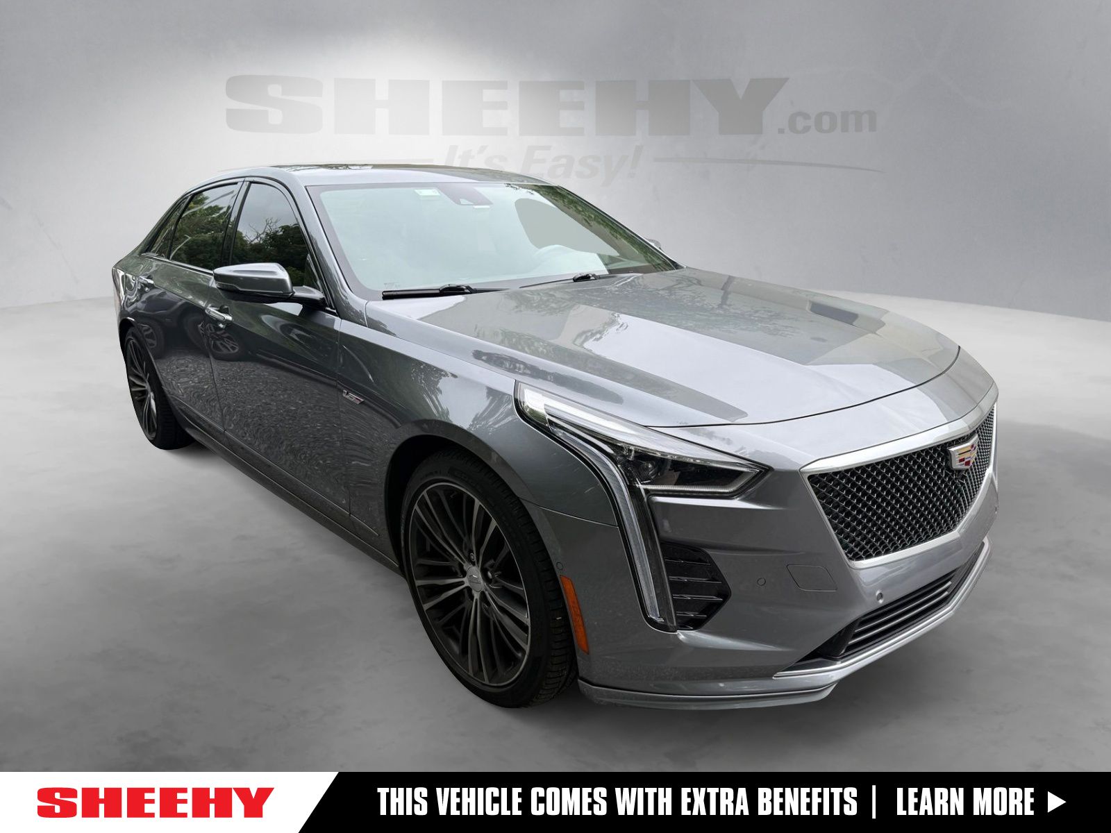 Gray (Steel Metallic) 2020 Cadillac CT6-V Sedan All-Wheel Drive Automatic