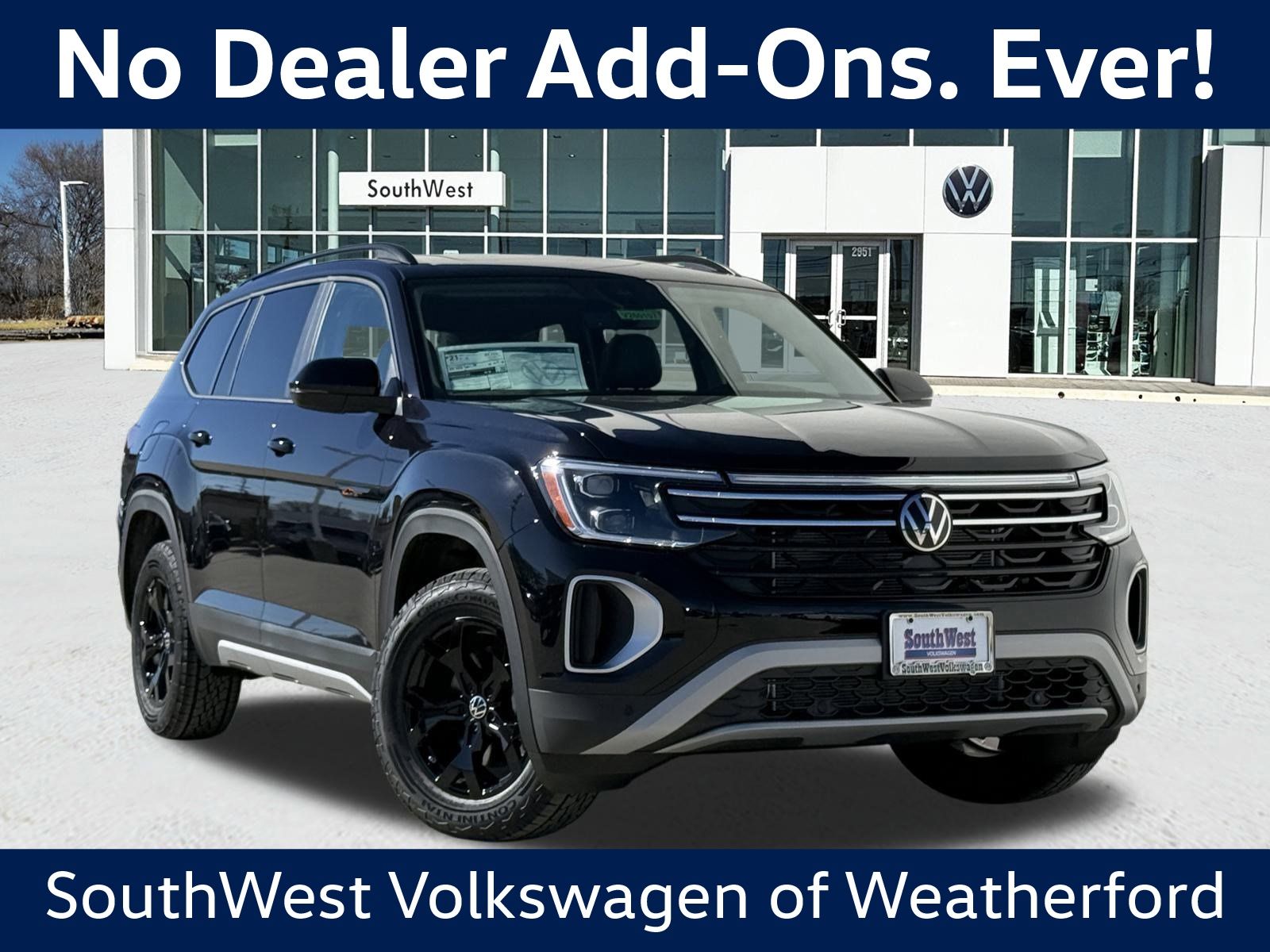 Deep Black Pearl 2026 Volkswagen Atlas Peak Edition 4Motion SUV / Crossover All-Wheel Drive 8-Speed Automatic