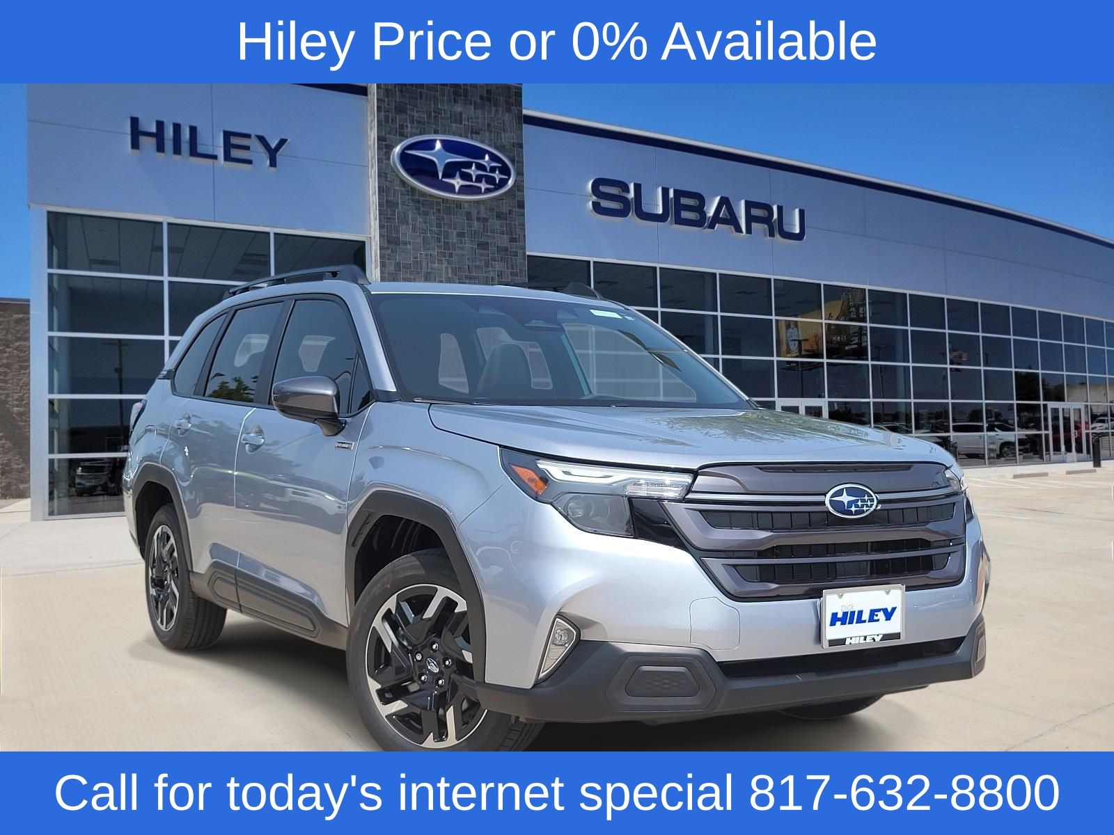 Ice Silver Metallic 2026 Subaru Forester Hybrid SUV / Crossover All-Wheel Drive Continuously Variable Transmission