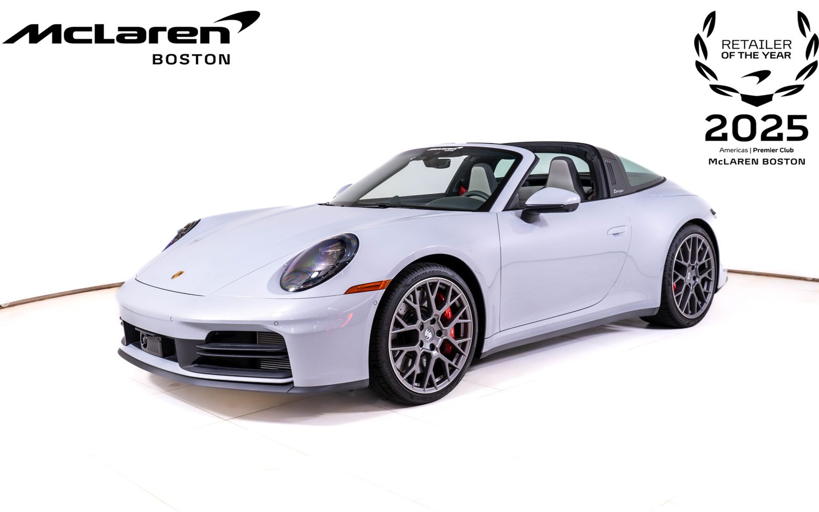 Ice Gray Metallic 2026 Porsche 911 Convertible All-Wheel Drive 8-Speed Automatic