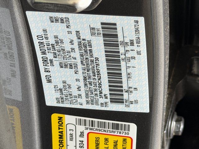 New 2025 Carbonized Gray Metallic Ford Outer Banks image 36