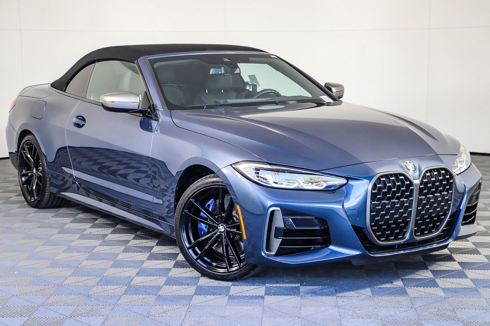 Arctic Race Blue Metallic 2024 BMW 4 Series Convertible All-Wheel Drive 8-Speed Automatic