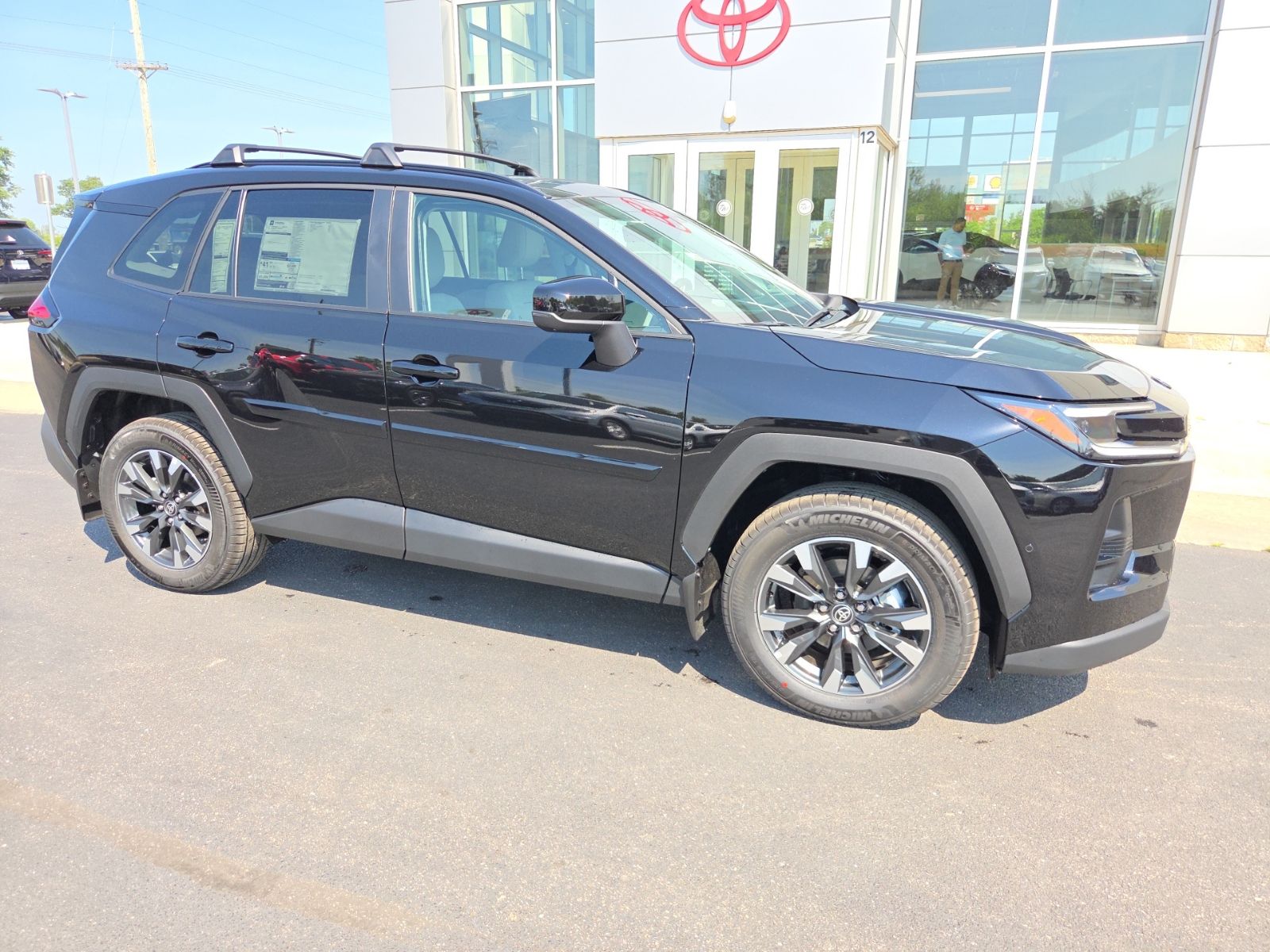 Midnight Black Metallic 2026 Toyota RAV4 SUV / Crossover All-Wheel Drive Continuously Variable Transmission