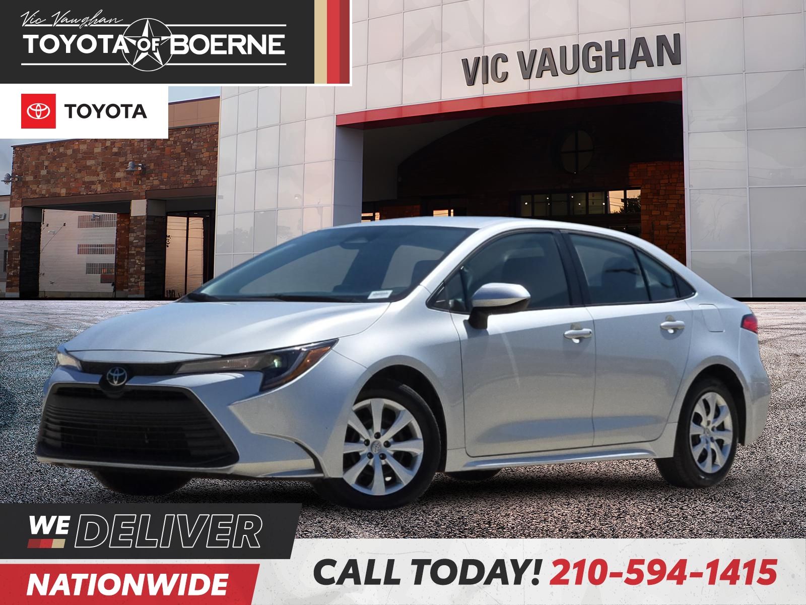 Classic Silver Metallic 2025 Toyota Corolla Sedan Front-Wheel Drive Continuously Variable Transmission