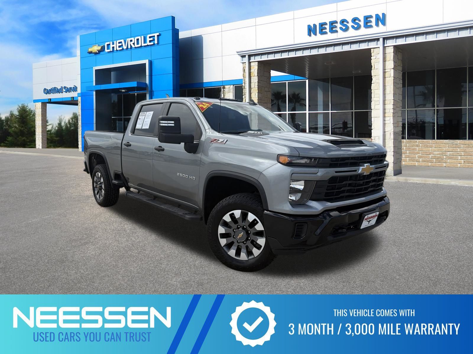 Sterling Gray Metallic 2024 Chevrolet Silverado 2500HD Pickup Truck Four-Wheel Drive Automatic