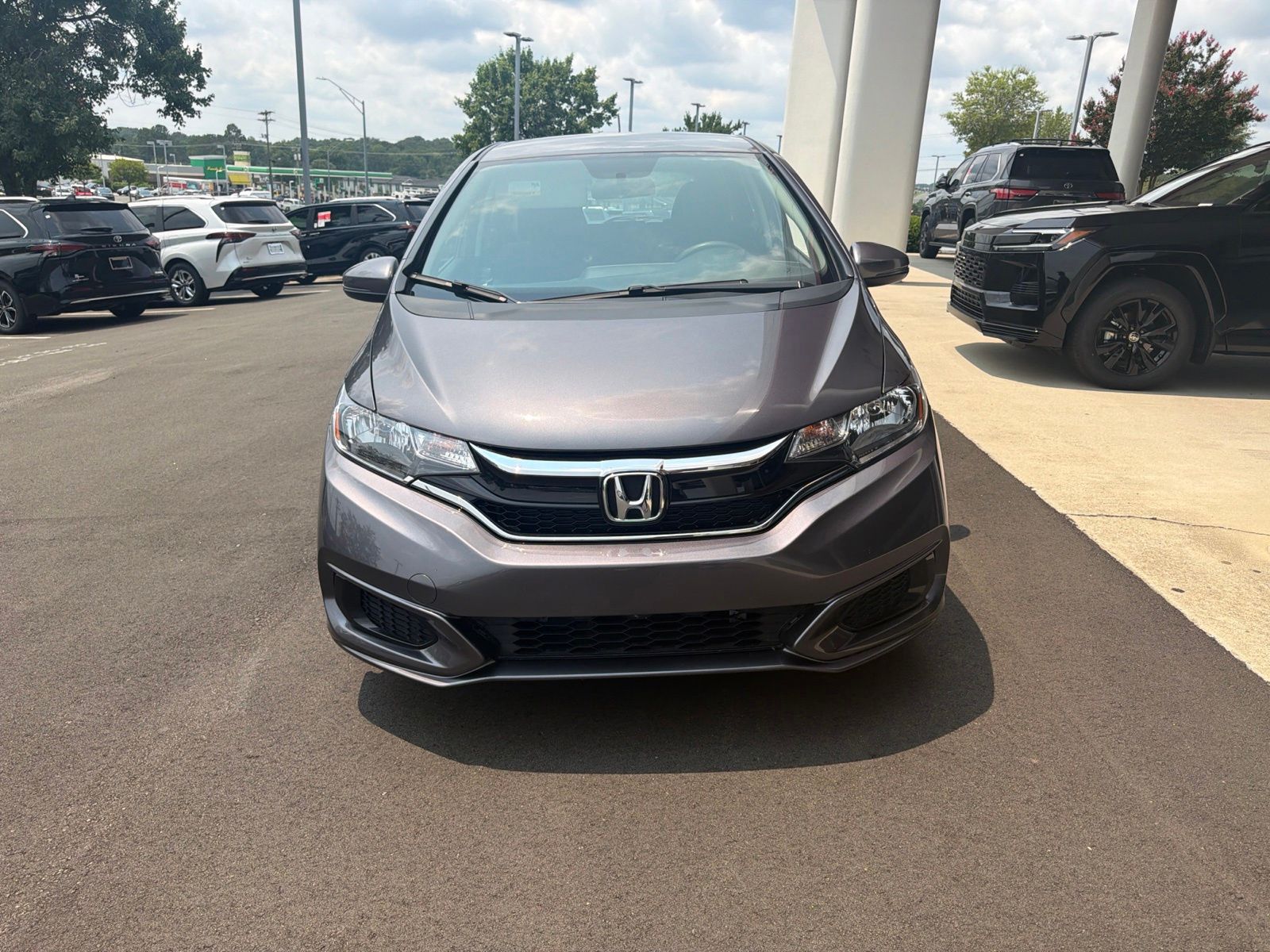 Gray (Modern Steel Metallic) 2019 Honda Fit Hatchback Front-Wheel Drive Continuously Variable Transmission