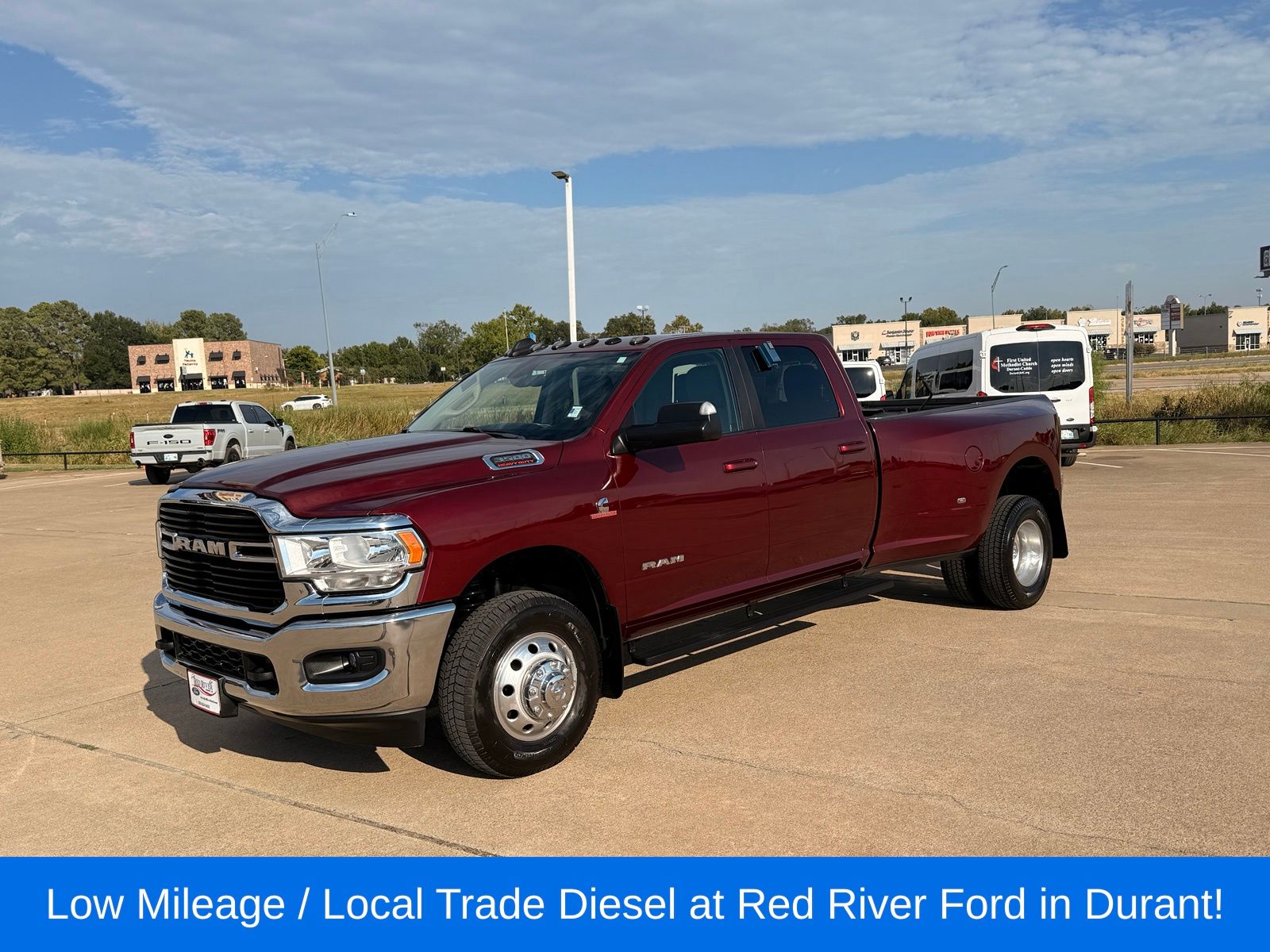 Delmonico Red Pearlcoat 2020 RAM 3500 Pickup Truck Four-Wheel Drive 6-Speed Automatic