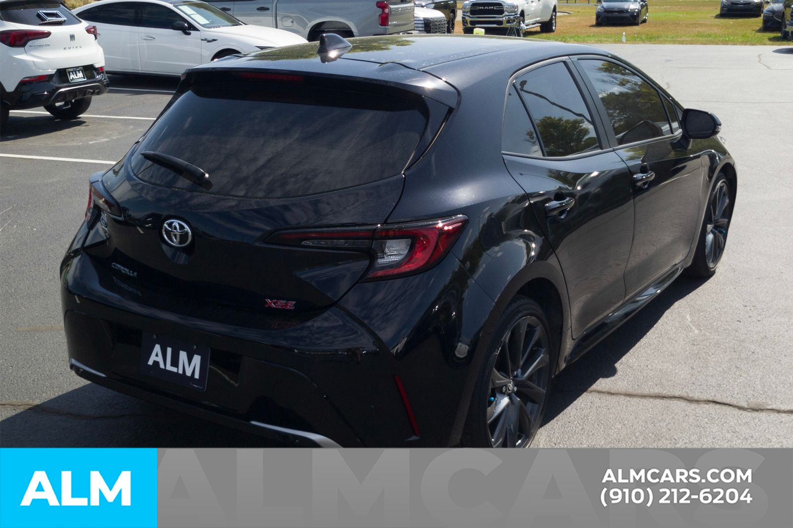 Used 2025 Midnight Black Metallic Toyota XSE image 6