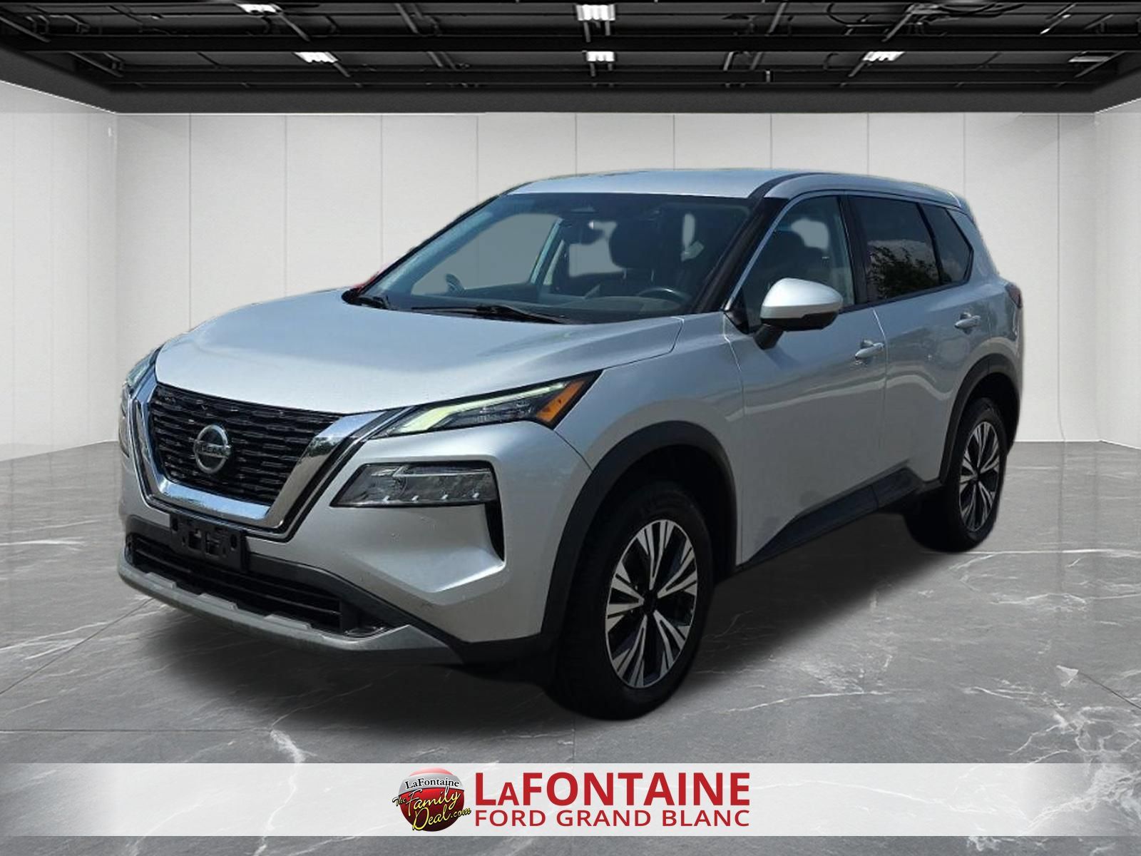 Brilliant Silver Metallic 2021 Nissan Rogue SUV / Crossover All-Wheel Drive Continuously Variable Transmission