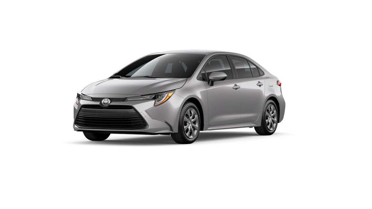 Silver 2026 Toyota Corolla Sedan Front-Wheel Drive Continuously Variable Transmission