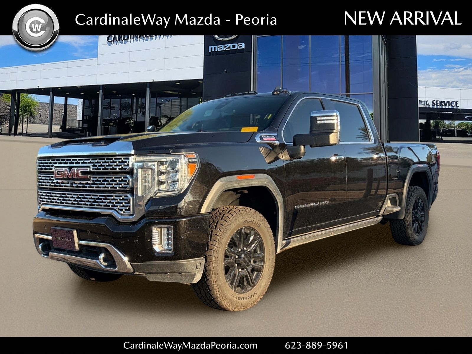 Black (Ebony Twilight Metallic) 2021 GMC Sierra 2500HD Pickup Truck Four-Wheel Drive Automatic
