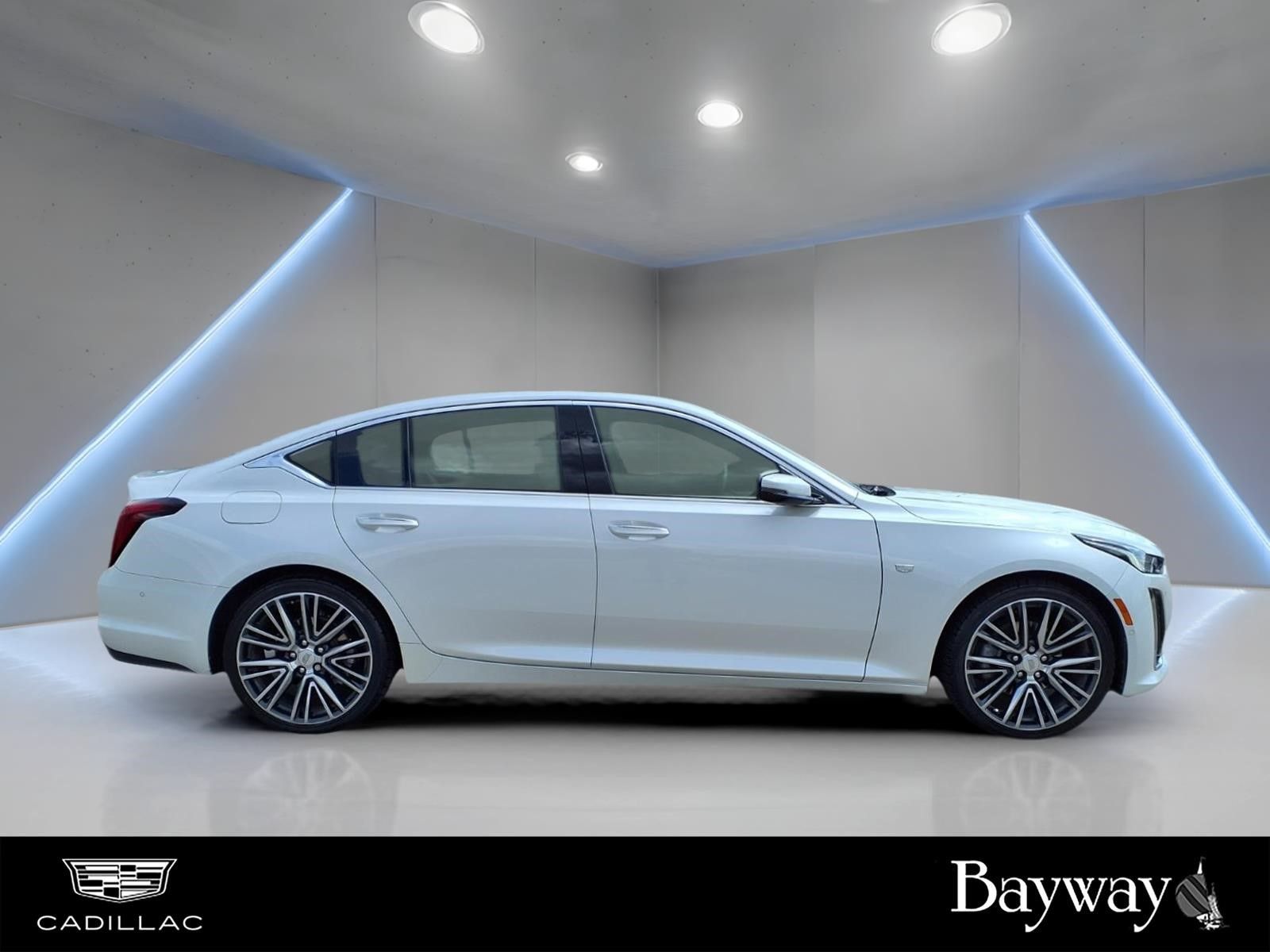 2023 Cadillac CT5 Premium Luxury White at Classic Chevrolet Galveston