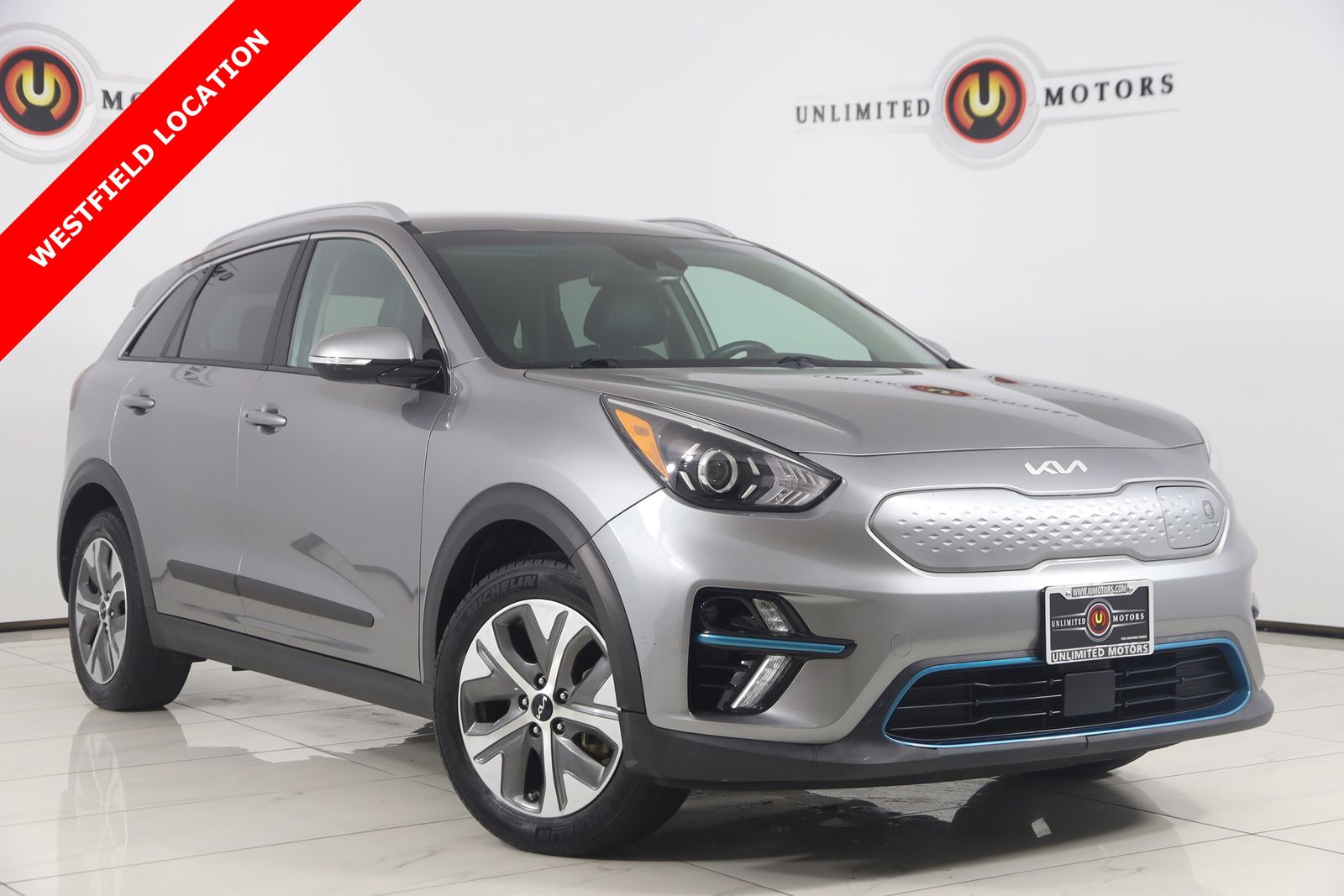 Steel Gray 2022 Kia Niro EV SUV / Crossover Front-Wheel Drive 1-Speed Automatic