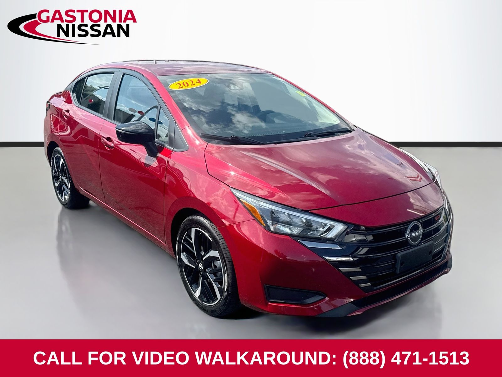 Red (Scarlet Ember Tintcoat) 2024 Nissan Versa Sedan Front-Wheel Drive Continuously Variable Transmission