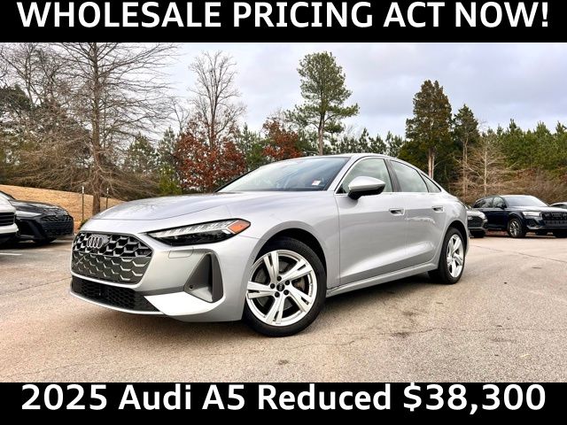 Florett Silver Metallic 2025 Audi A5 Sedan All-Wheel Drive 7-Speed Automatic