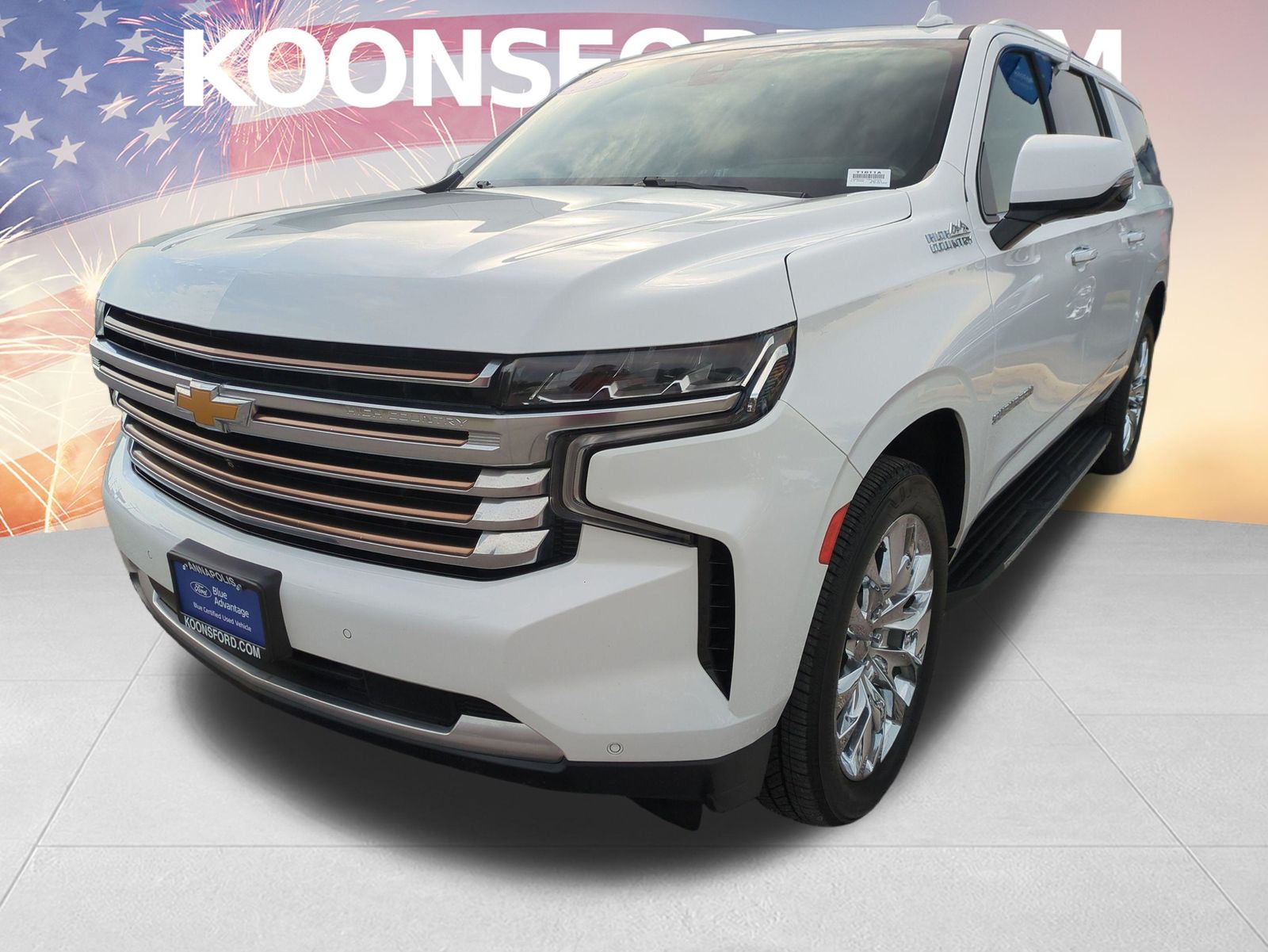 Summit White 2021 Chevrolet Suburban SUV / Crossover Four-Wheel Drive