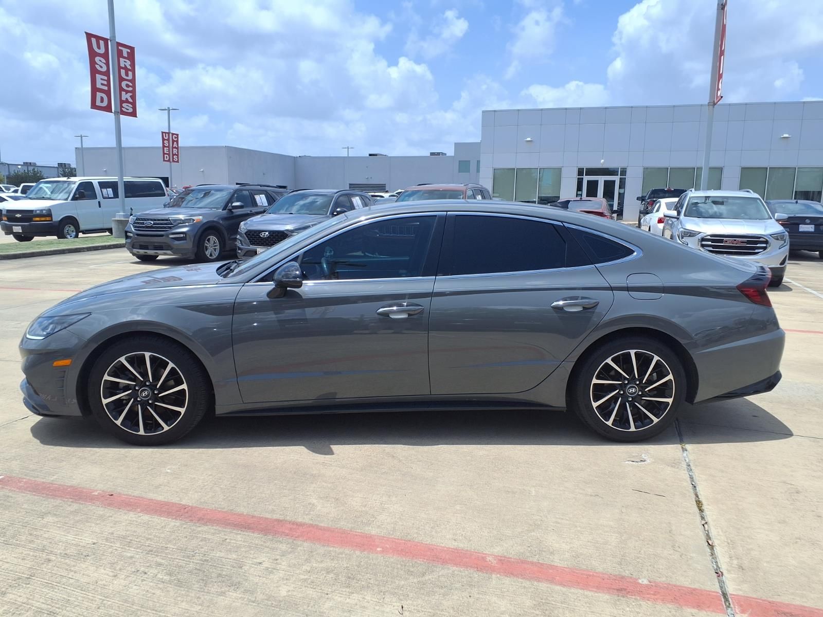 2020 Hyundai Sonata SEL Plus Gray at Baytown Hyundai