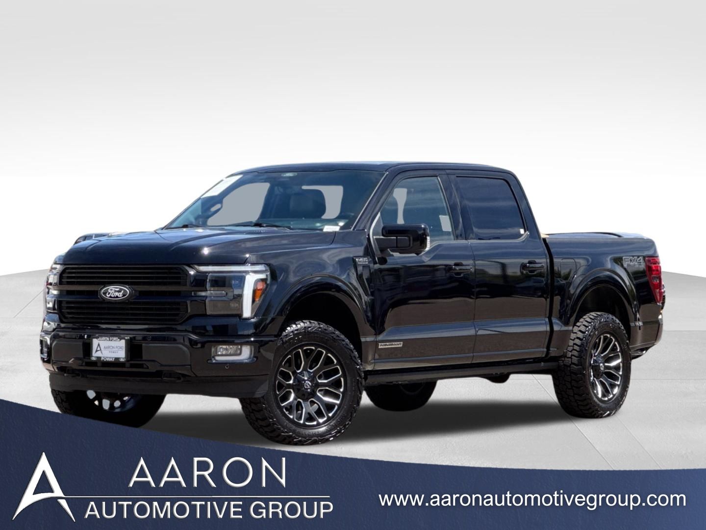 Black Metallic 2025 Ford F-150 Platinum SuperCrew 4WD Pickup Truck Four-Wheel Drive Automatic