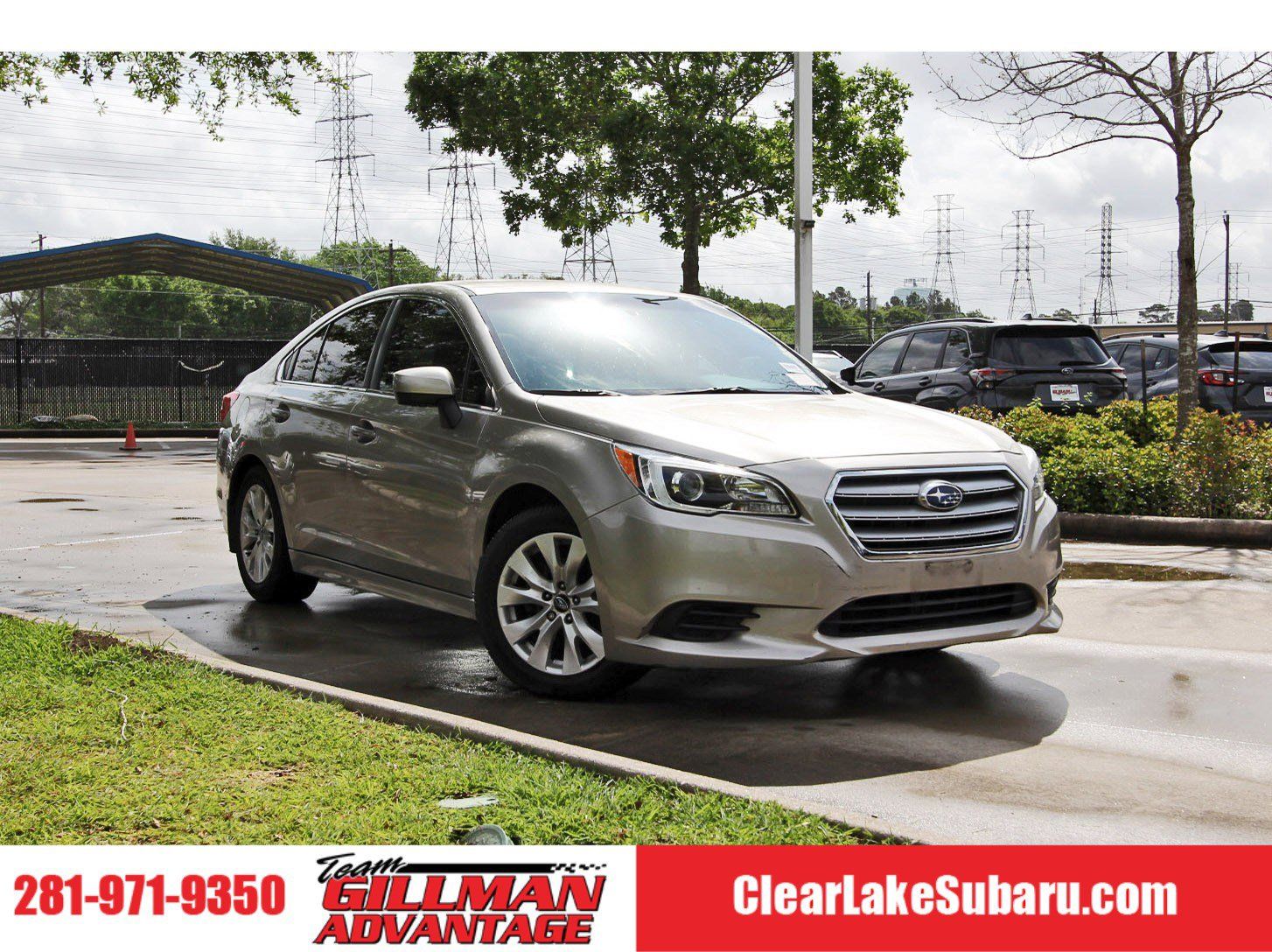 Gray (Tungsten Metallic) 2016 Subaru Legacy 2.5i Premium AWD Sedan All-Wheel Drive Continuously Variable Transmission