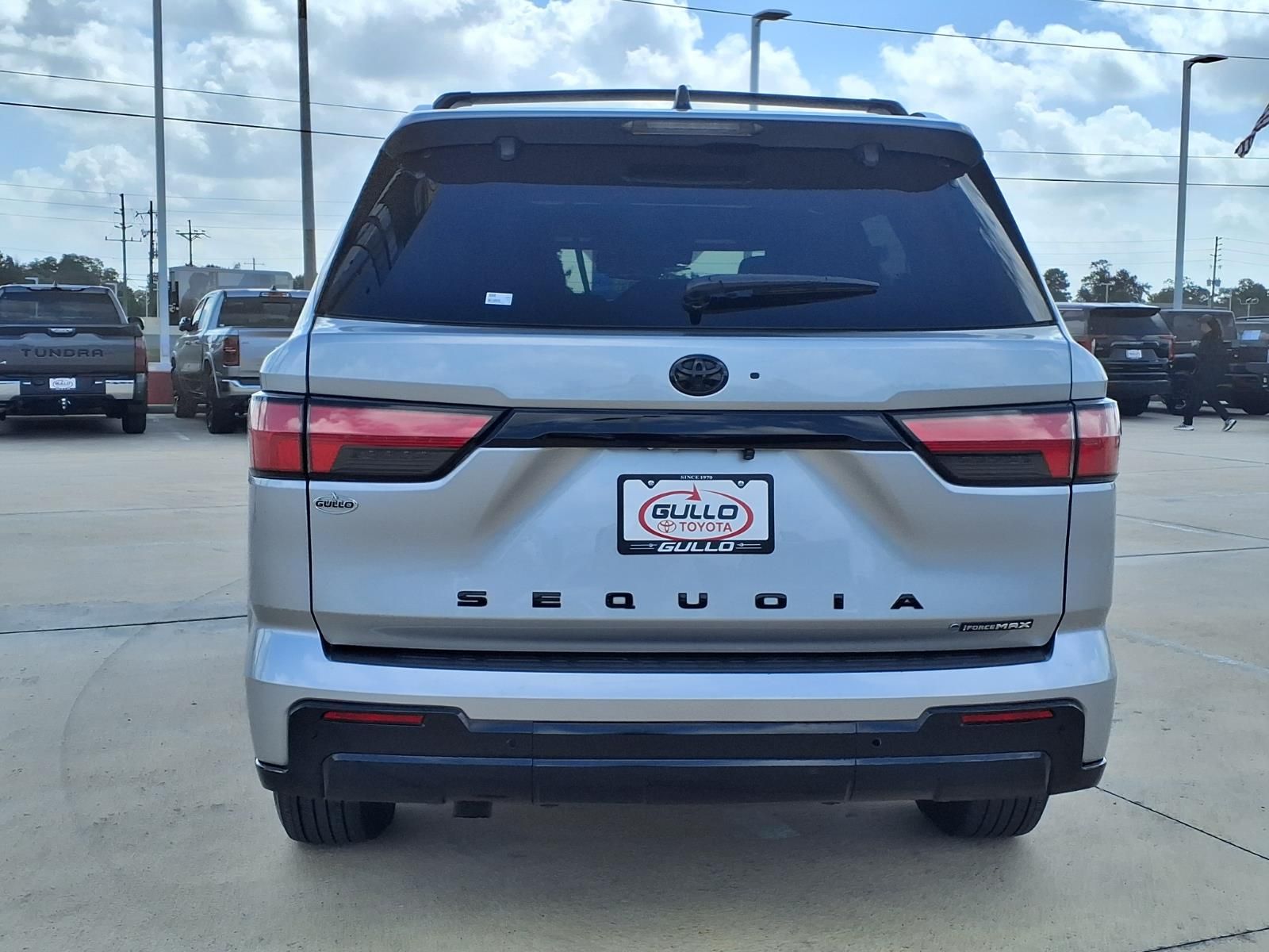 2025 Toyota Sequoia Platinum Silver at Bayway Cadillac of The Woodlands