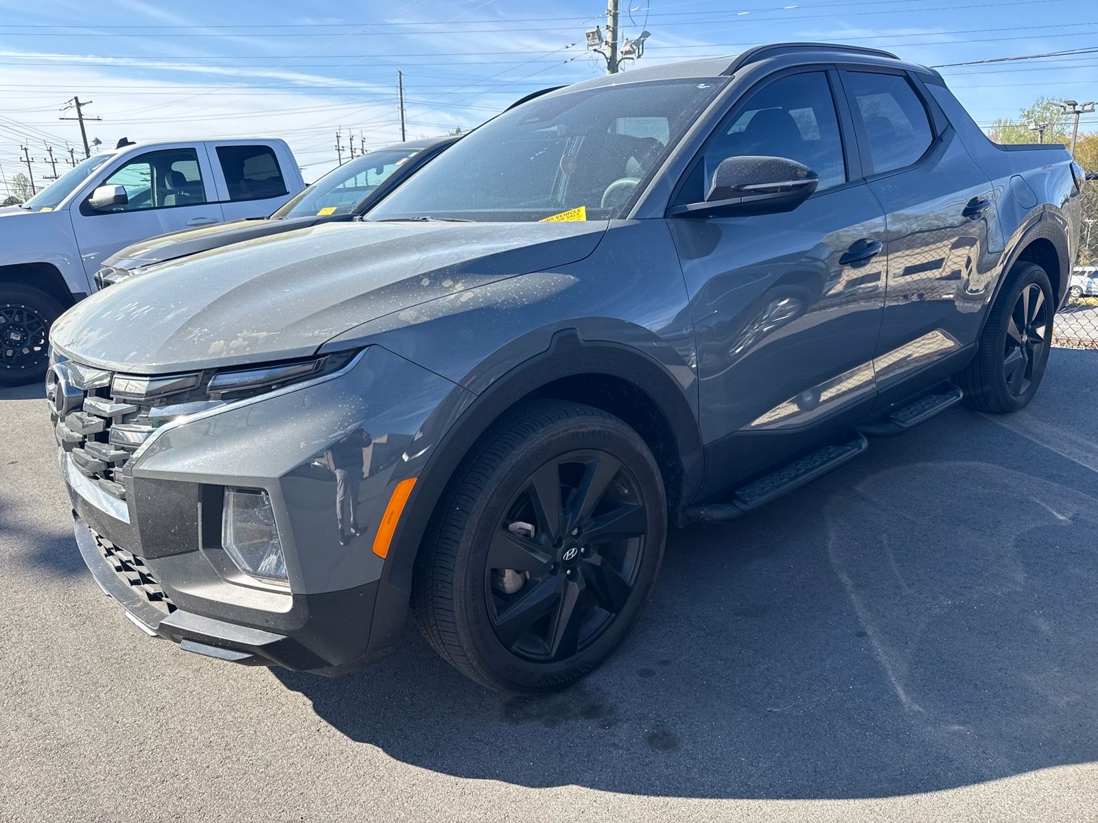 Hampton Gray 2024 Hyundai Santa Cruz Night AWD Pickup Truck All-Wheel Drive Automatic