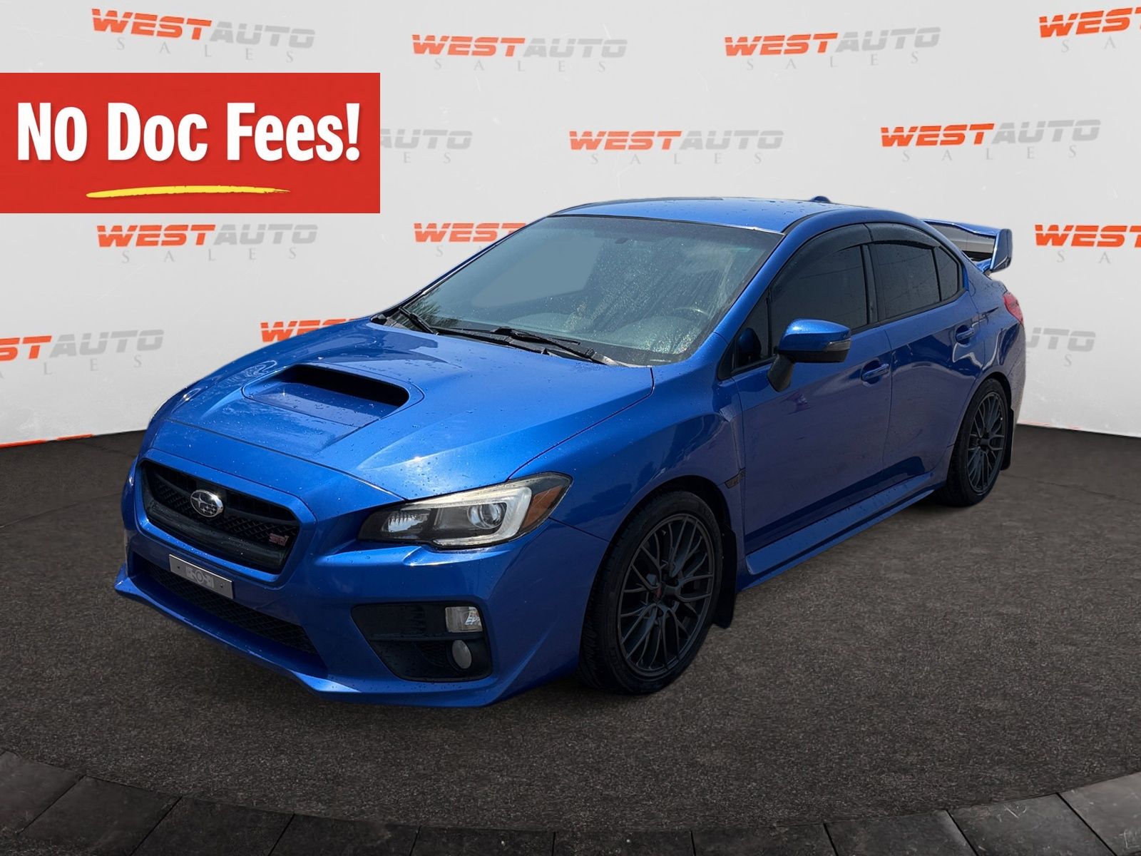 WR Blue Pearl 2017 Subaru WRX STI Sedan All-Wheel Drive 6-Speed Manual