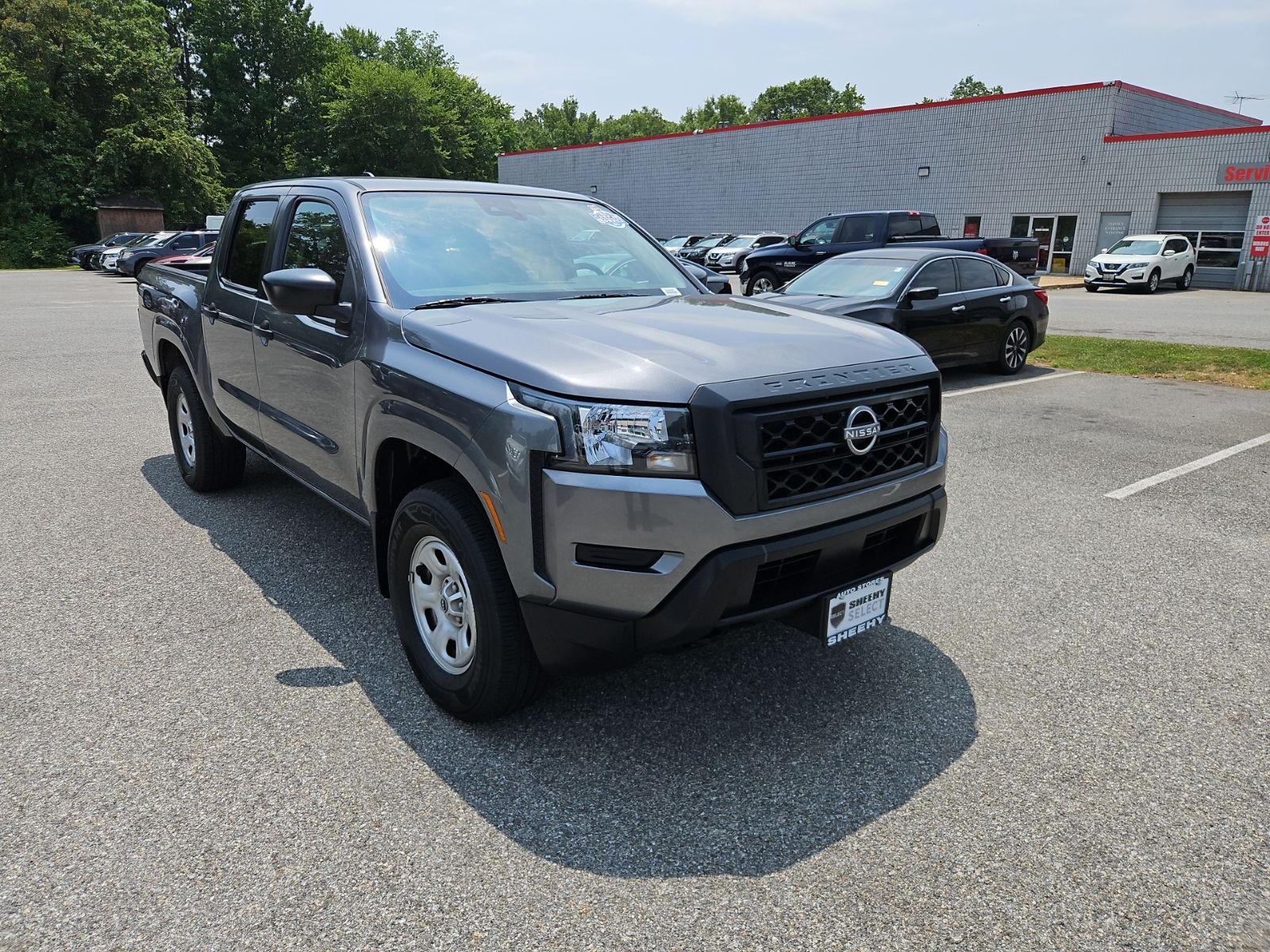 Gray (Gun Metallic) 2023 Nissan Frontier Pickup Truck Four-Wheel Drive 9-Speed Automatic