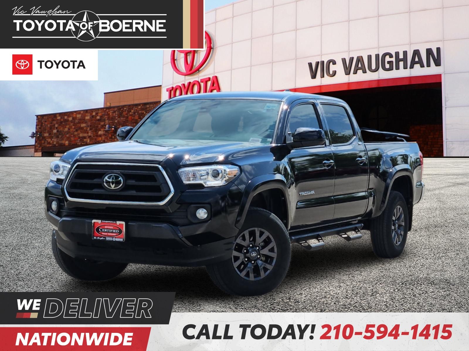 Black 2023 Toyota Tacoma Pickup Truck 4X2 6-Speed Automatic