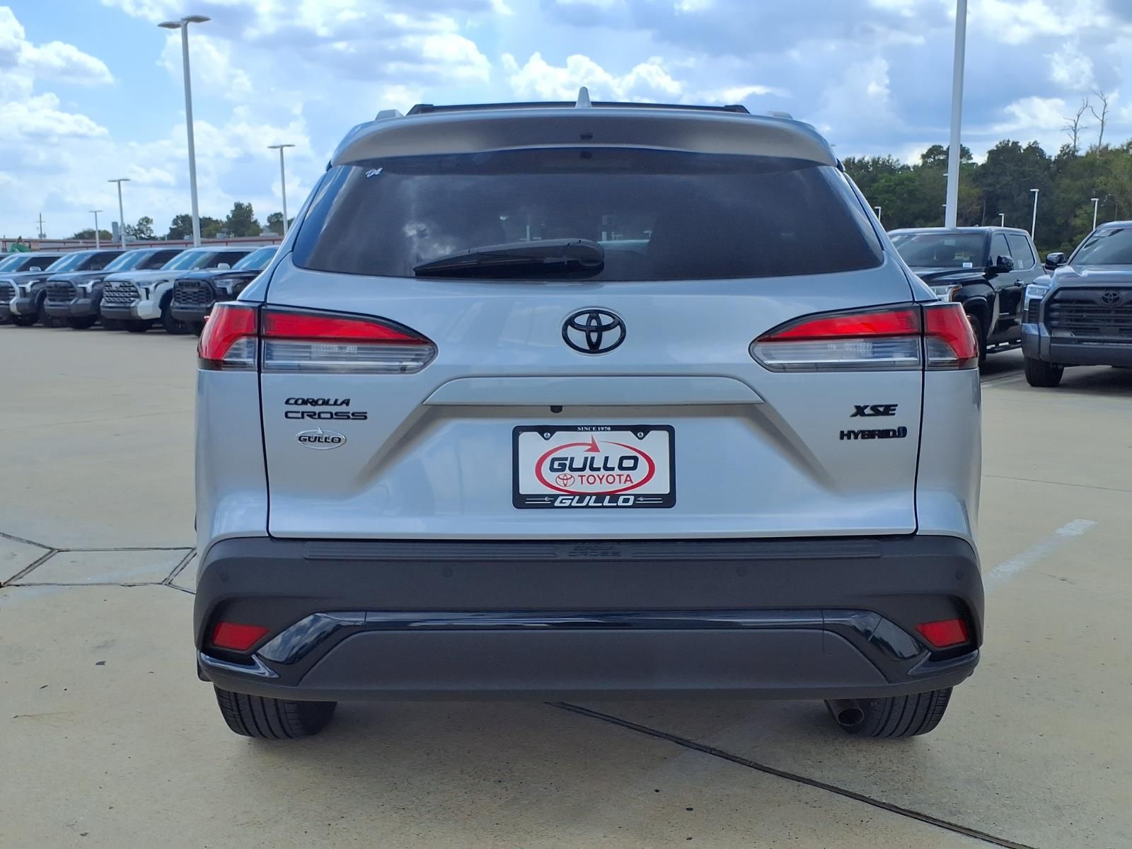 2024 Toyota Corolla Cross Hybrid XSE Silver at Monument Chevrolet