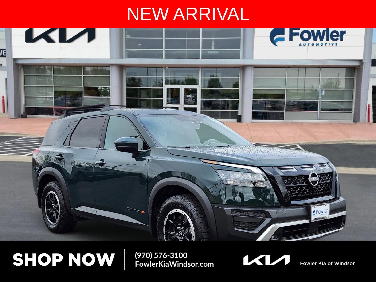 Black (Obsidian Green Pearl) 2024 Nissan Pathfinder Rock Creek 4WD SUV / Crossover All-Wheel Drive 9-Speed Automatic