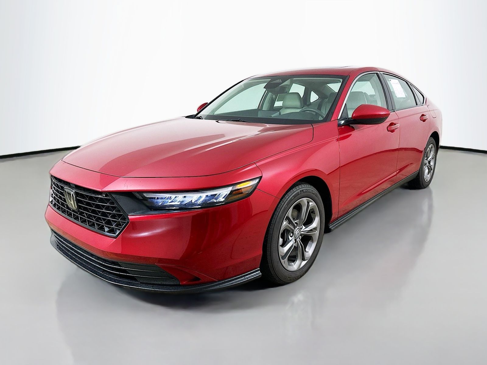 Radiant Red Metallic 2024 Honda Accord EX FWD Sedan Front-Wheel Drive Continuously Variable Transmission