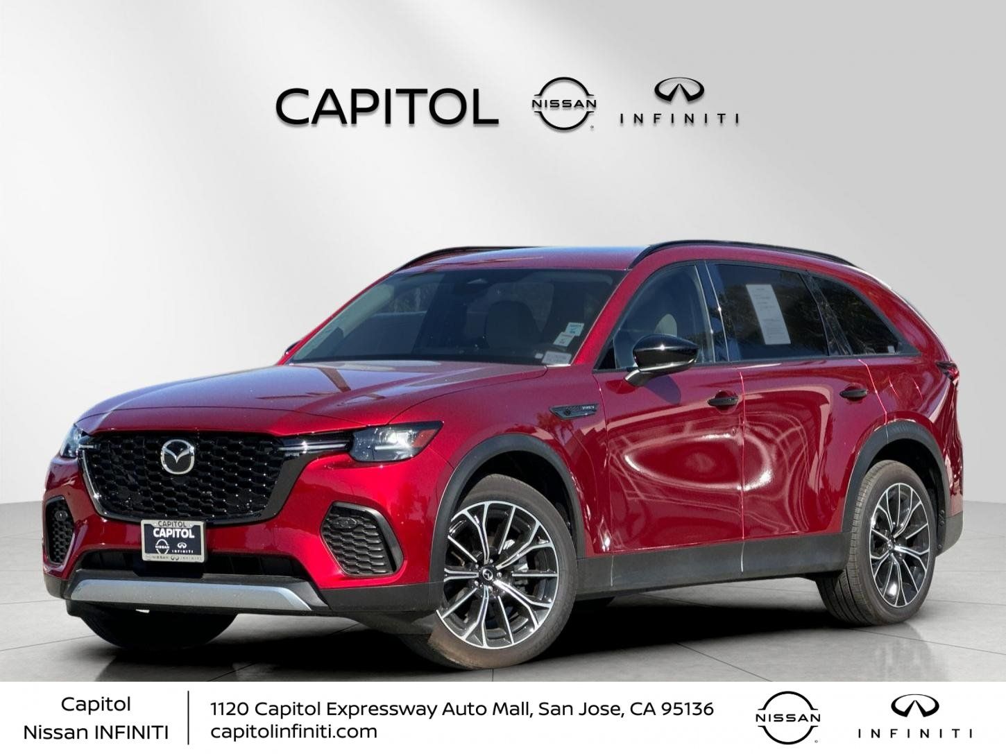 Soul Red Crystal Metallic 2025 Mazda CX-70 PHEV Premium AWD SUV / Crossover All-Wheel Drive 8-Speed Automatic