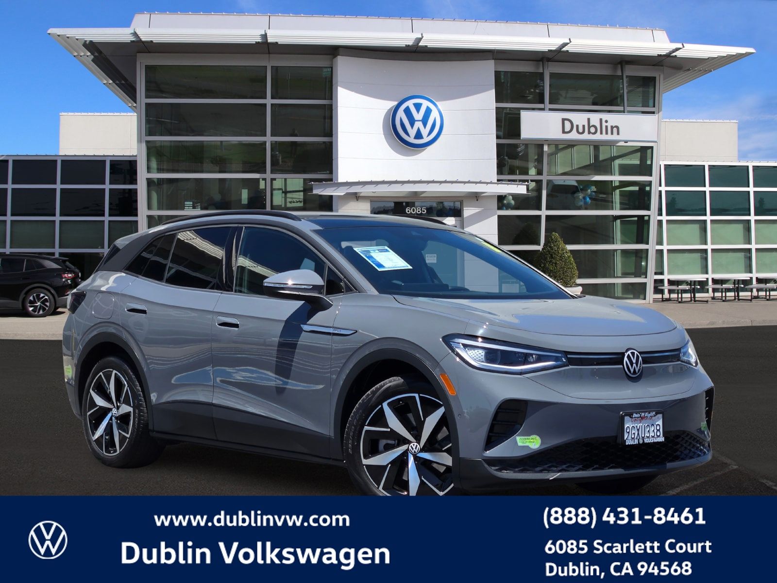 Black 2023 Volkswagen ID.4 SUV / Crossover Rear-Wheel Drive Automatic