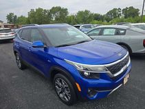 Neptune Blue 2021 Kia Seltos SUV / Crossover All-Wheel Drive Continuously Variable Transmission