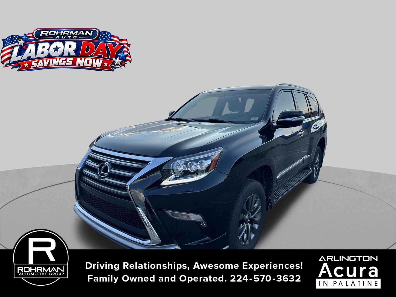 Onyx Black 2018 Lexus GX SUV / Crossover All-Wheel Drive 6-Speed Automatic