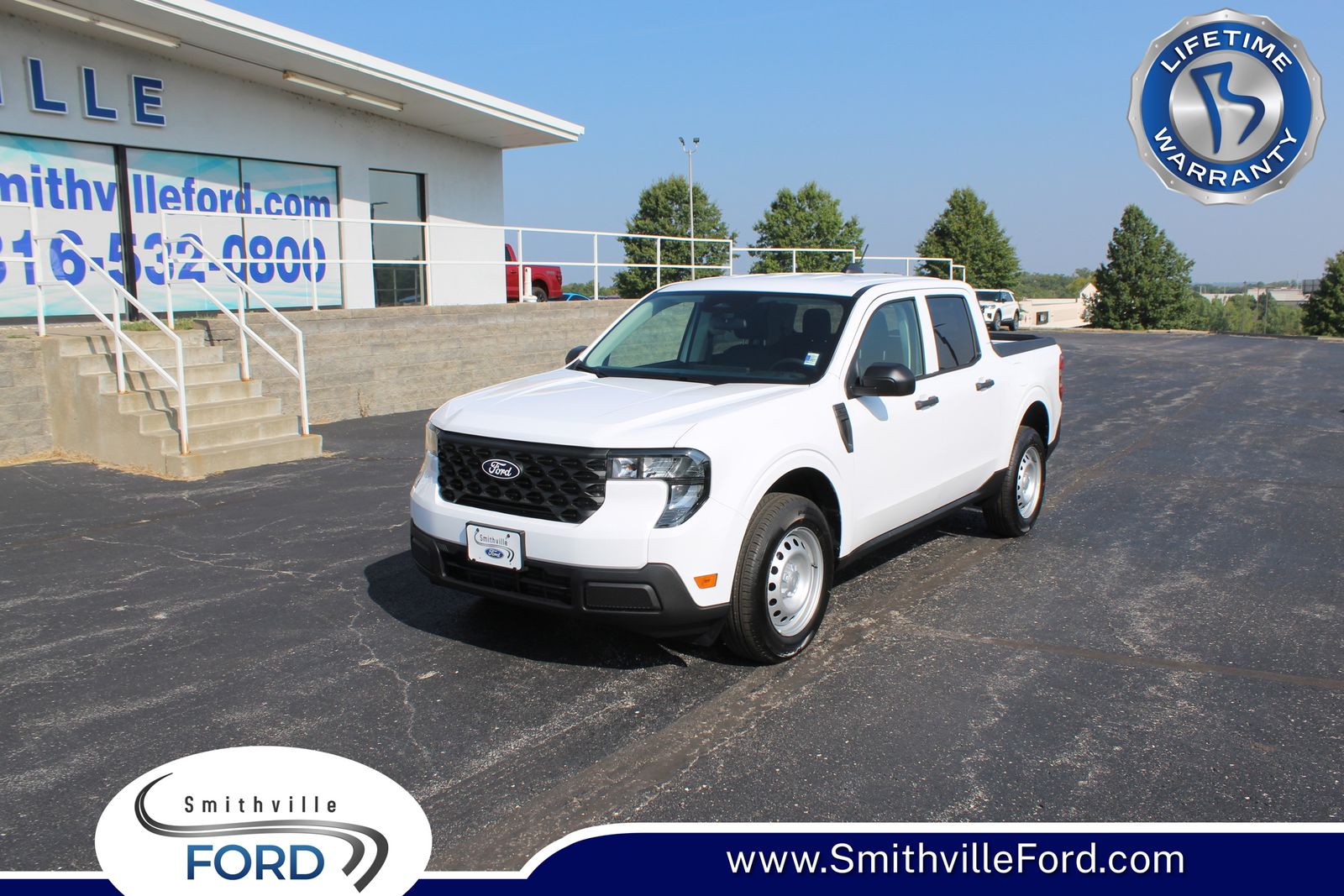 Oxford White 2025 Ford Maverick Pickup Truck Front-Wheel Drive Continuously Variable Transmission