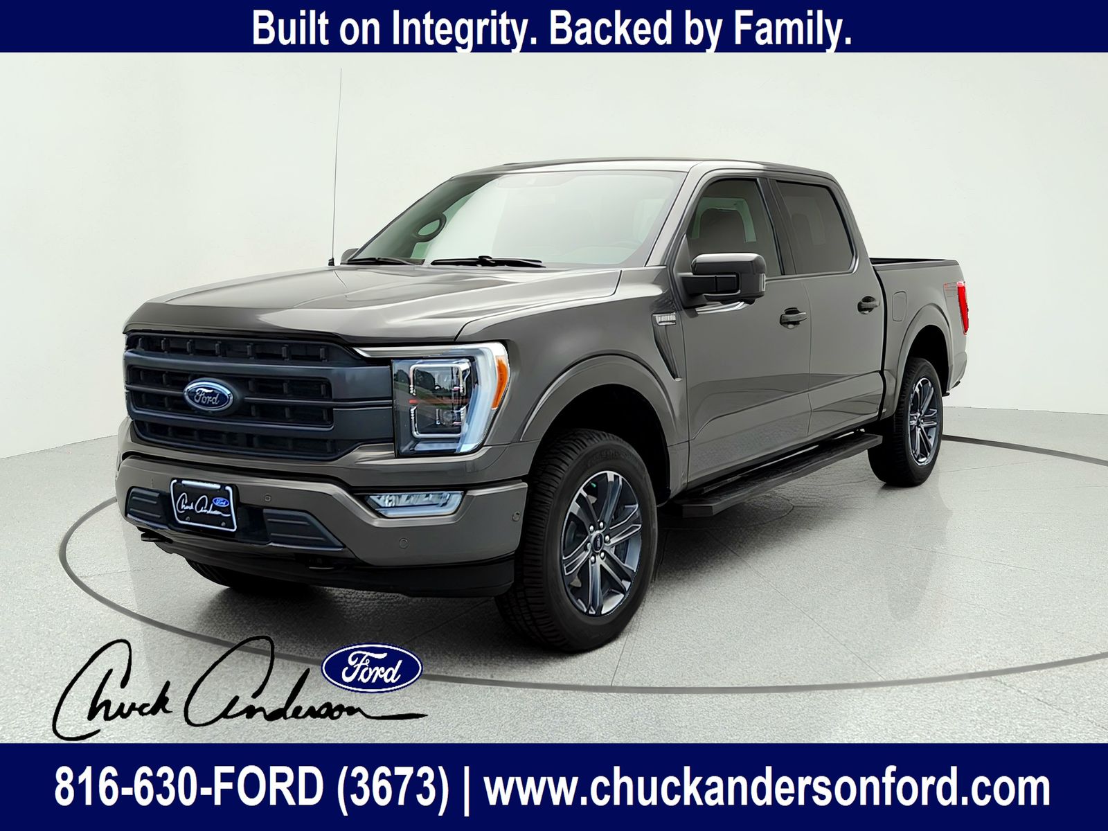 Gray (Lead Foot) 2021 Ford F-150 Pickup Truck Four-Wheel Drive Automatic