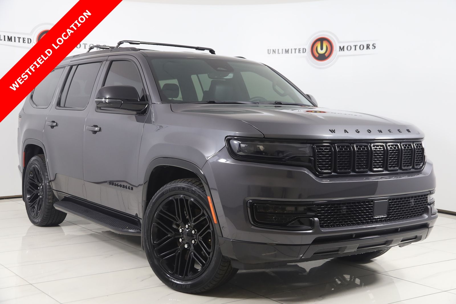Baltic Gray Metallic Clearcoat 2023 Jeep Wagoneer Series II 4WD SUV / Crossover Four-Wheel Drive 8-Speed Automatic