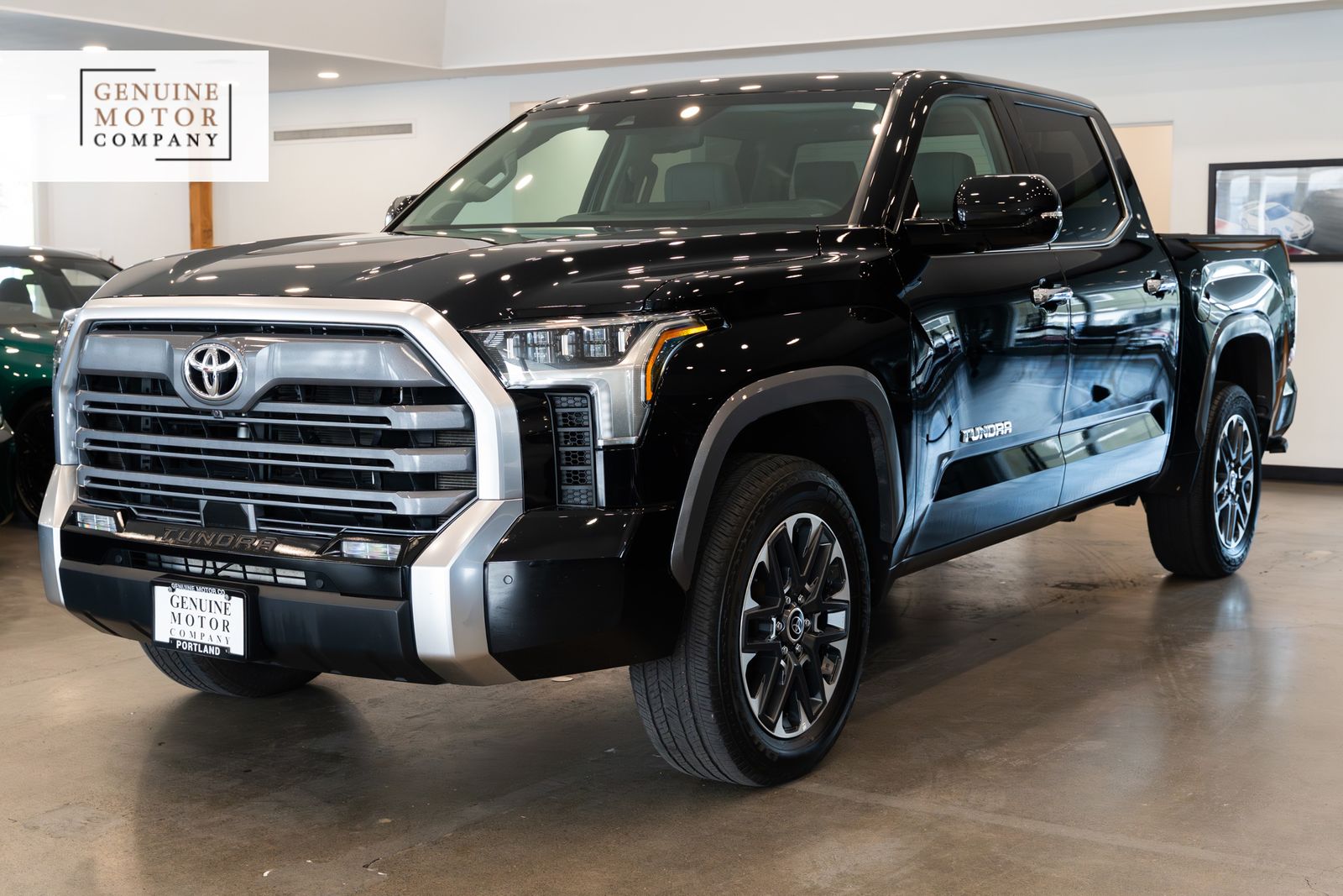 Midnight Black Metallic 2024 Toyota Tundra Pickup Truck Four-Wheel Drive Automatic
