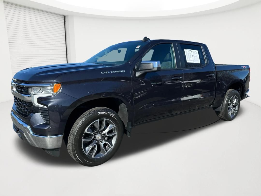 Dark Ash Metallic 2023 Chevrolet Silverado 1500 Pickup Truck Four-Wheel Drive 8-Speed Automatic